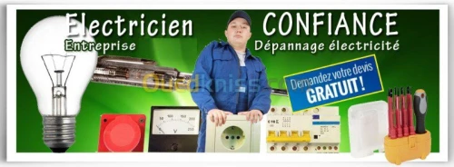 éléctricien batiment.