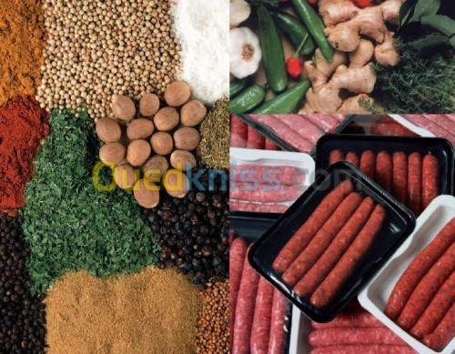 Boyaux/épices/Ingrédients de la viande