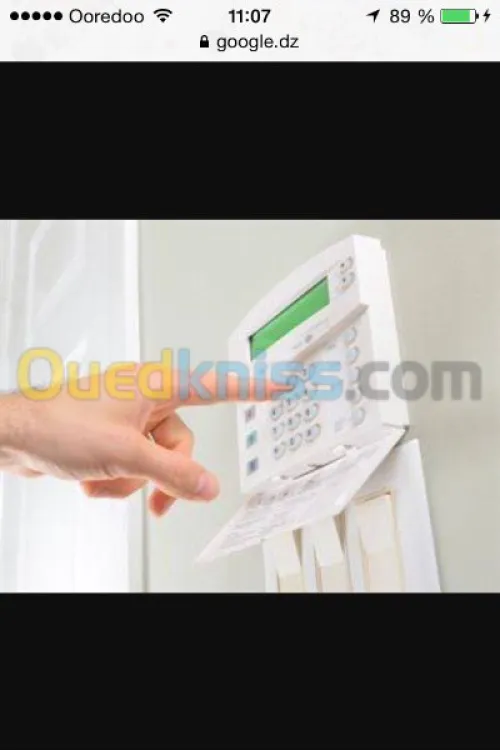 Installation caméra surveillance alrme