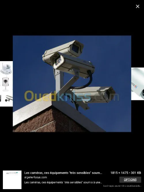 Installation caméra surveillance alrme