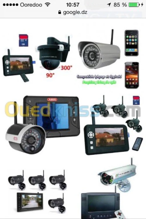 Installation caméra surveillance alrme