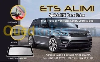 Vente et montage pare-brise 