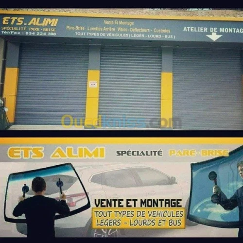 Vente et montage pare-brise 