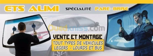 Vente et montage pare-brise 