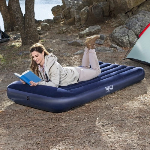 Bestway 67680 Pavillo Matelas Gonflable avec Oreiller intégrée 188x99x30 cm