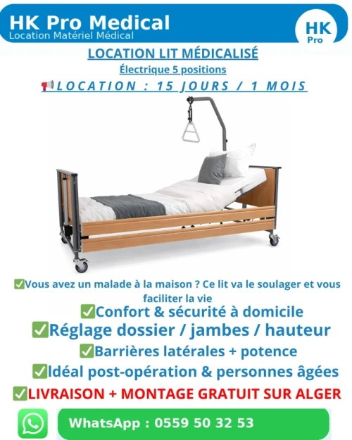 Location lit médicalisé