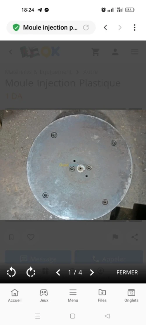 Moule injections plastique