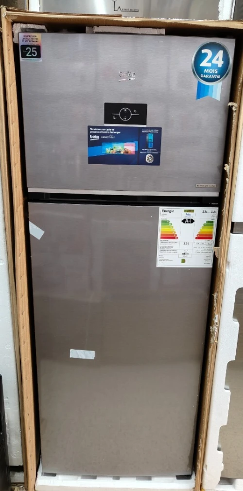 RÉFRIGÉRATEUR BEKO 561L NONFROST INOX AFICHEUR INOX