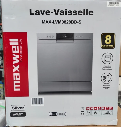 MINI LAVE VAISSELLE MAXWELL 8 COUVERTS