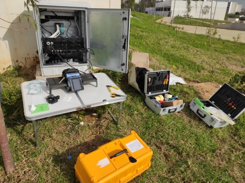 Tirage, fusion et test de fibre optique