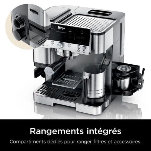 Ninja Machine A Cafe Broyeur Expresso Multifonctions ES601EU Luxe Premier