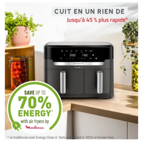 Moulinex Dual Easy Fry & Grill XXL 11L 2700W EZ942HF0