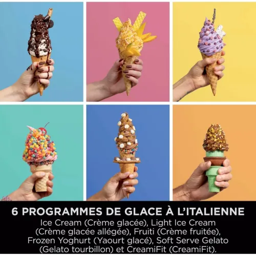 Machine à Glaces et Glaces à litalienne 13-en-1 Ninja Swirl by CREAMi NC701EU