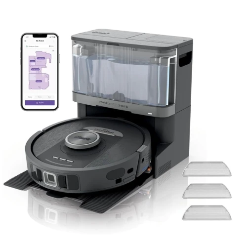 Aspirateur Robot Laveur Shark PowerDetect NeverTouch Autovidant RV2800YEEU