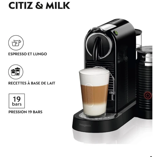 Machine A Café MAGIMIX NESPRESSO CITIZ & MILK NOIR 11317