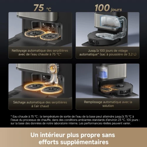 Aspirateur Robot DREAME L40s Pro Ultra Noir