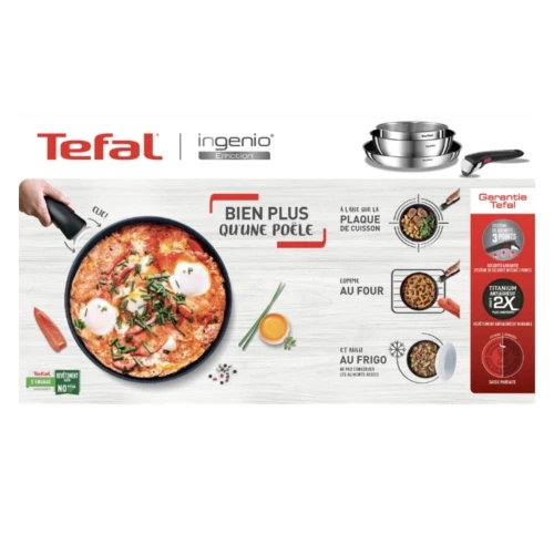 Batterie De Cuisine Tefal Ingenio Emotion 10 Pièces L897S104