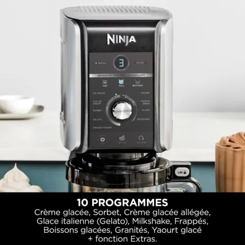 Ninja CREAMi Deluxe 10En1 Machine À Délices Et Boissons Glacées NC501EU