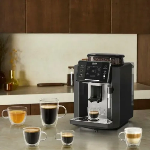 Krups Machine A Cafe Broyeur 15 Bars Noir EA910A10 - Sensation-Interface Tactile