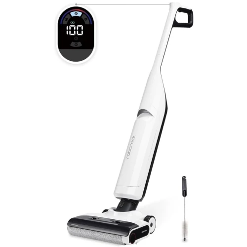 Balai Aspirateur Laveur Sans Fil Roborock Flexi Lite-17000pa - 40 Min Autonomie - Flexible-Écran LED