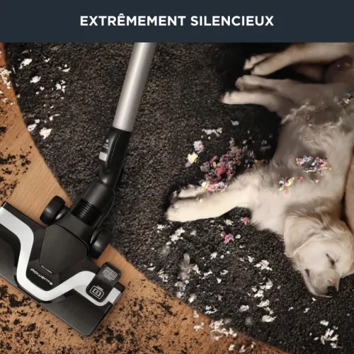 Aspirateur Sans Sac ROWENTA RO7691EA SILENCE FORCE CYCLONIC ANIMAL CARE PRO SILENCIEUX 550W BLEU