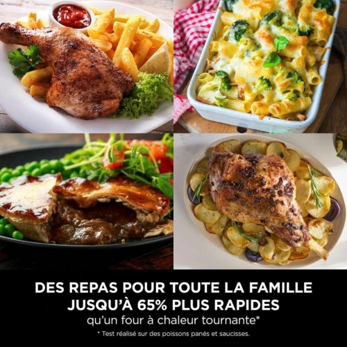 Friteuse Sans Huile Ninja AF500 10,4L - 2500w Avec Separation Du Bac En Deux Zone