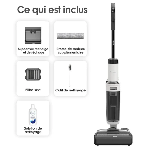 Aspirateur Eau et Poussière Laveur de Sols Tineco Floor ONE STRETCH S6
