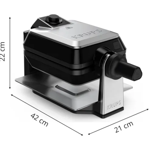 Krups Gaufrier Rotatif Professionnel 1200W FDD95D10