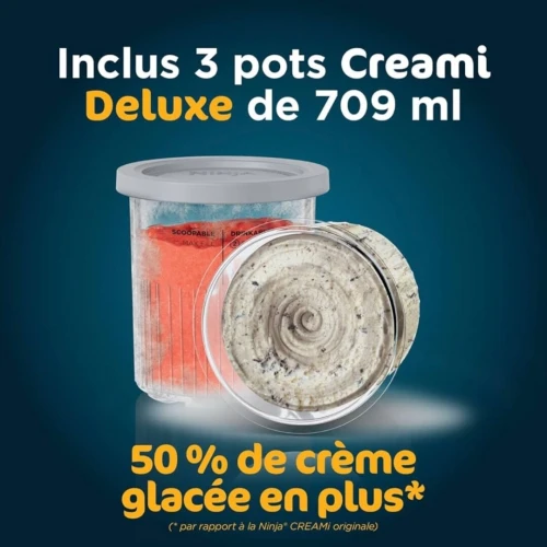 Ninja CREAMi Deluxe 10En1 Machine À Délices Et Boissons Glacées NC501EU
