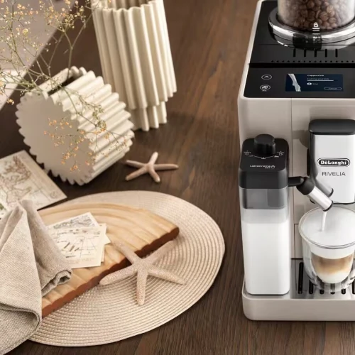 Machine A Café Delonghi Rivelia Sand Beige EXAM44055BG