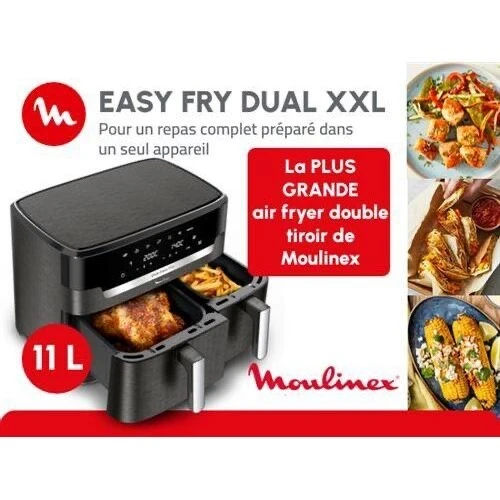 Moulinex Dual Easy Fry & Grill XXL 11L 2700W EZ942HF0