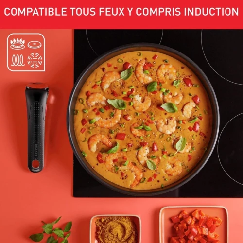 Batterie De Cuisine Tefal 20 Pieces Ingenio Emotion 20 Pieces L897SJ04