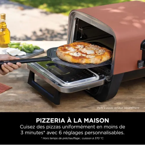 Ninja Woodfire Four à Pizza Extérieur Électrique 8 En 1