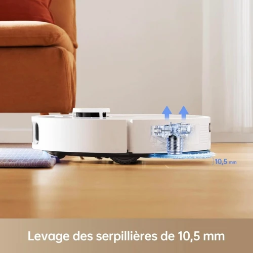 Aspirateur Robot Laveur Avec Station De Vidange DREAME L10S PRO ULTRA HEAT -7000PA-220min Autonomie
