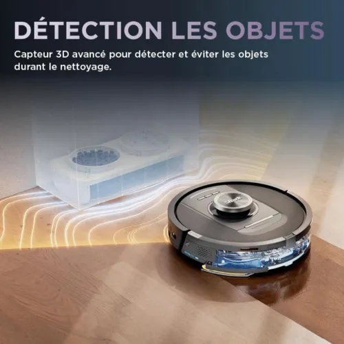 Aspirateur Robot Laveur Shark PowerDetect NeverTouch Autovidant RV2800YEEU