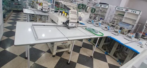 ماكينة الطرز ذات راس الجانبي راس واحد 120-55 machine broderie à tete latérale  feiya tex