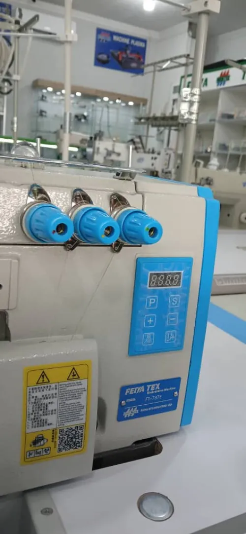 ماكينة الخياطة سورجي 3 خيوط machine à surjeteuse 3 fill silencieuse feiya tex