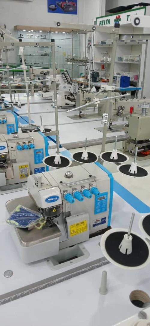 ماكينة الخياطة سورجي 4 خيوط machine à surjeteuse 4 fill silencieuse feiya tex