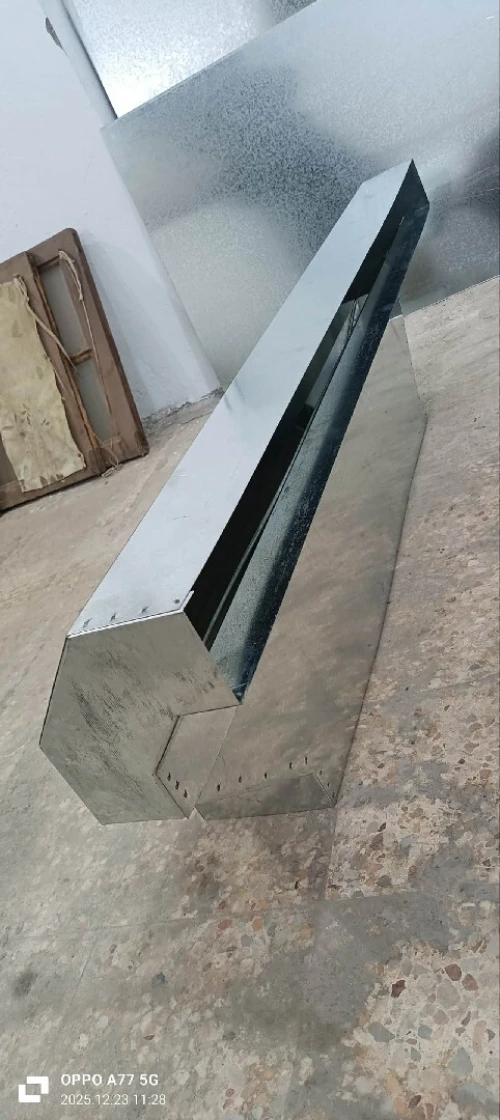 Plénum / Caisson de diffusion linéaire en tôle galvanisée