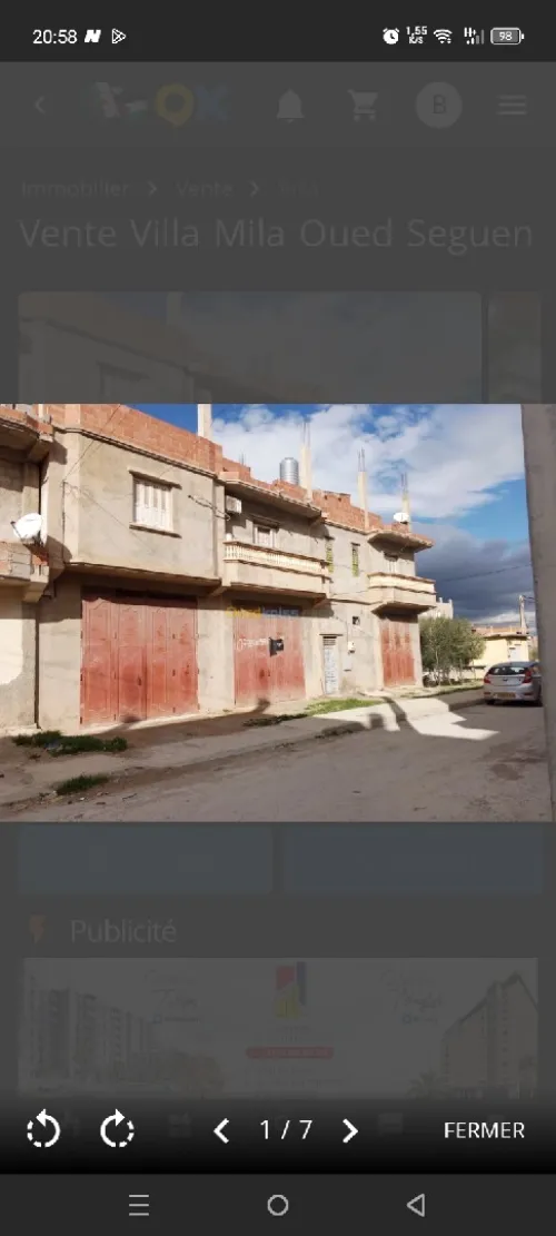 Vente Villa Mila Oued seguen