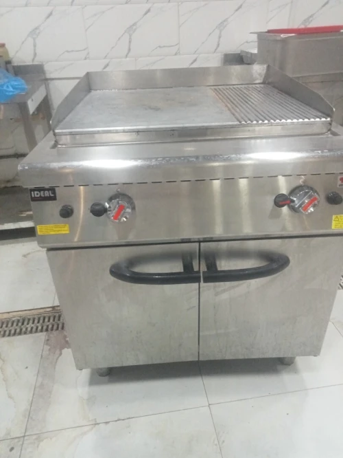 Plaque a cuisson resto fast-food a gaz