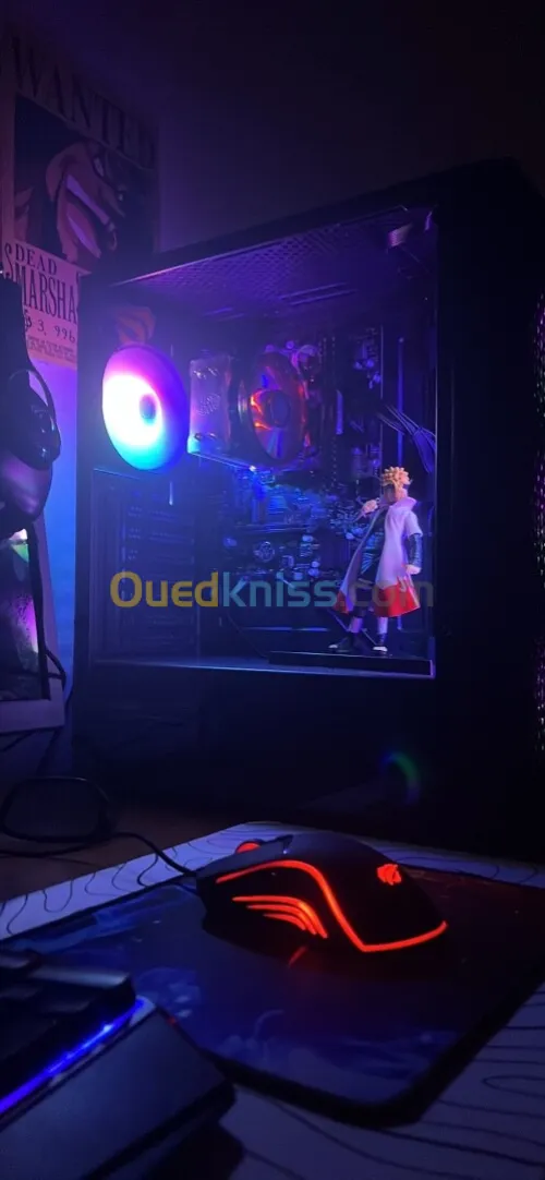 Pcgamer ryzen5 5500 8x2 3600mhz corsair b550m biostar case nox fusion black raidmax 550 w ssd 512 g 