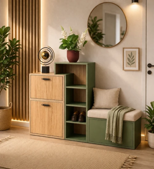 Meuble a chaussures sur mesure - Design moderne et pratique