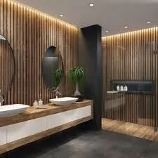 Décor salle de bain en bois, élégance et chaleur naturelle