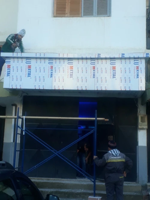 AlUco band et habillage façade 