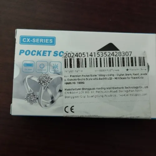 Mini balance de poche 0.01g  - 1000G