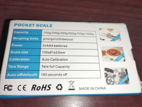 Mini balance de poche 0.01g  - 1000G