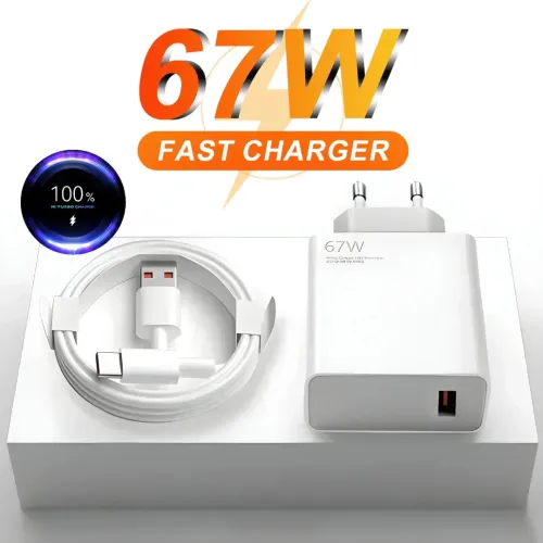 Chargeur Xiaomi 67W (USB-C) -- Turbo selon compatibilité