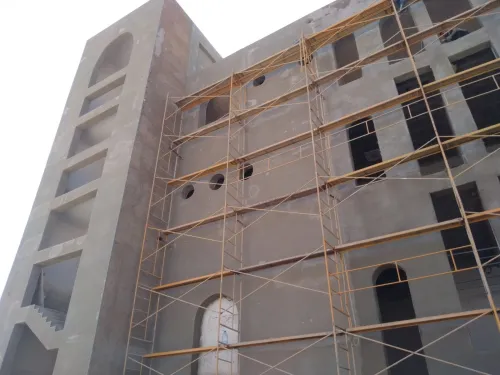 Travaux de revêtement de façade Monocouche