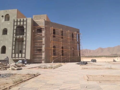 Travaux de revêtement de façade Monocouche